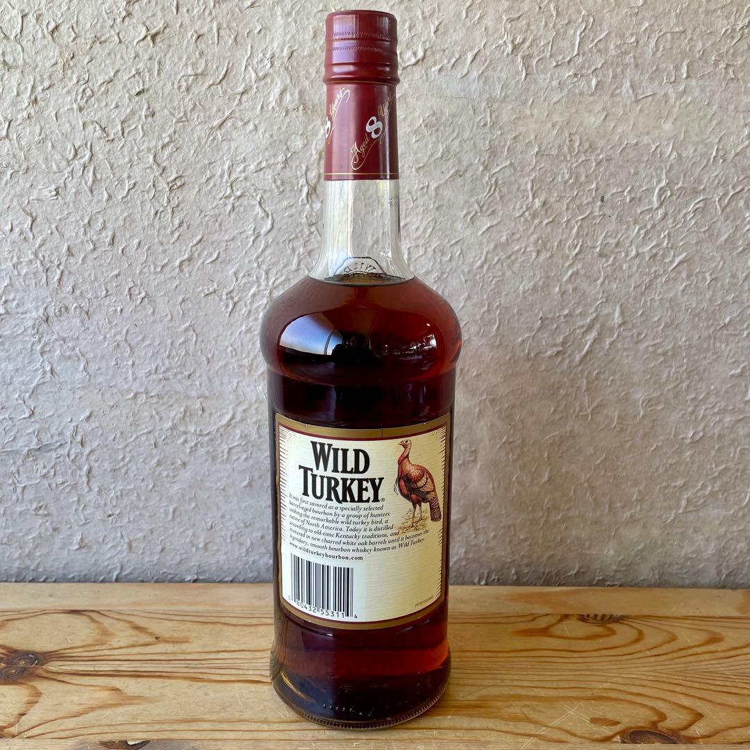 【未開封】ワイルドターキー8年　1000ml 旧ボトル