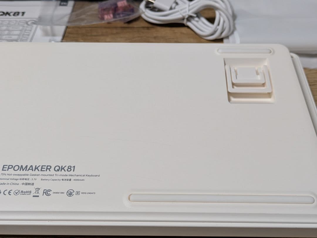 EPOMAKER QK81 ホワイト/ピンク
