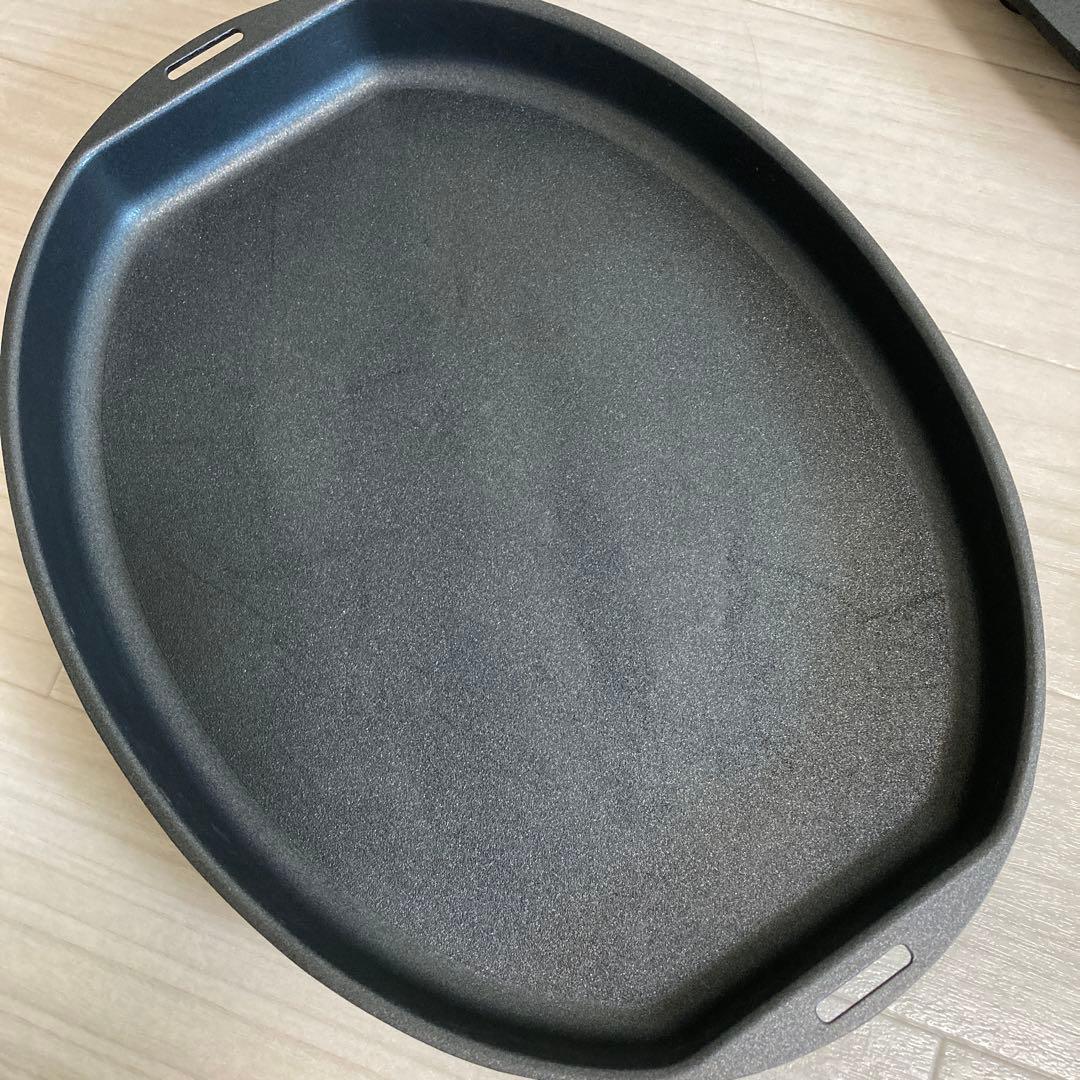 【美品】ブルーノ オーバル ホットプレート グレージュ