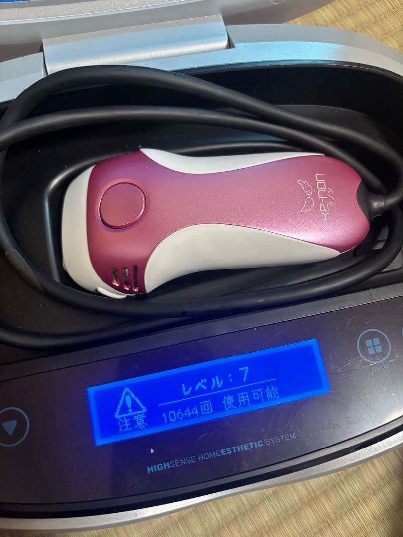 最終値下げ！KE-NON ケノン 光美容器 脱毛器 眉毛脱毛器、カートリッジ付き