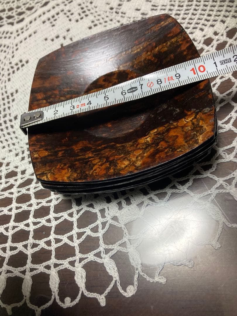 茶びつ、茶筒、茶托5枚セット