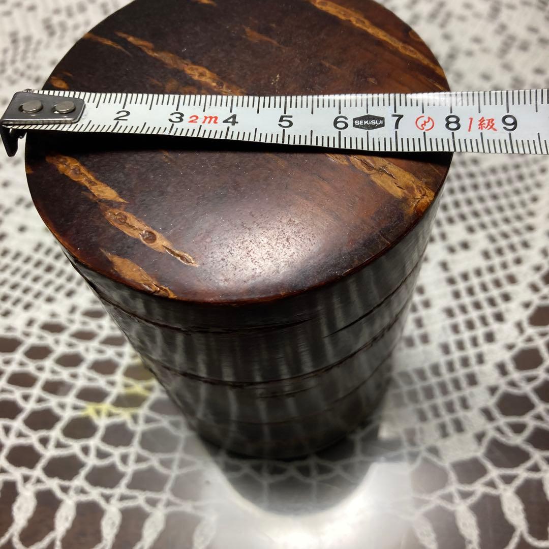 茶びつ、茶筒、茶托5枚セット