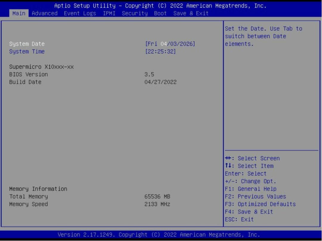Supermicro X10DRU-i+ 2U サーバ