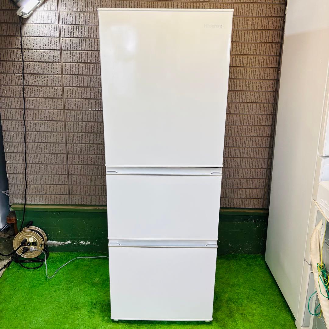 Hisense 282L 冷蔵庫 マンションサイズ 21年製【地域限定配送無料】