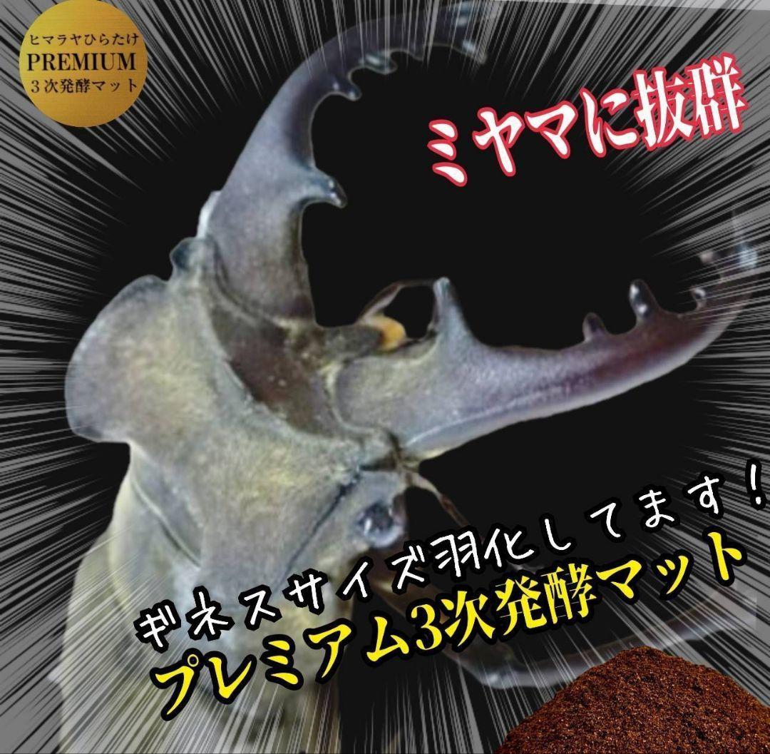 極上品！ヒマラヤひらたけプレミアム3次発酵クワガタマット【40L】栄養添加剤3倍