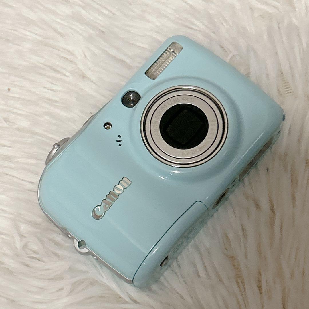 【希少】 Canon PowerShot E1 ブルー オールドコンデジ 極美品