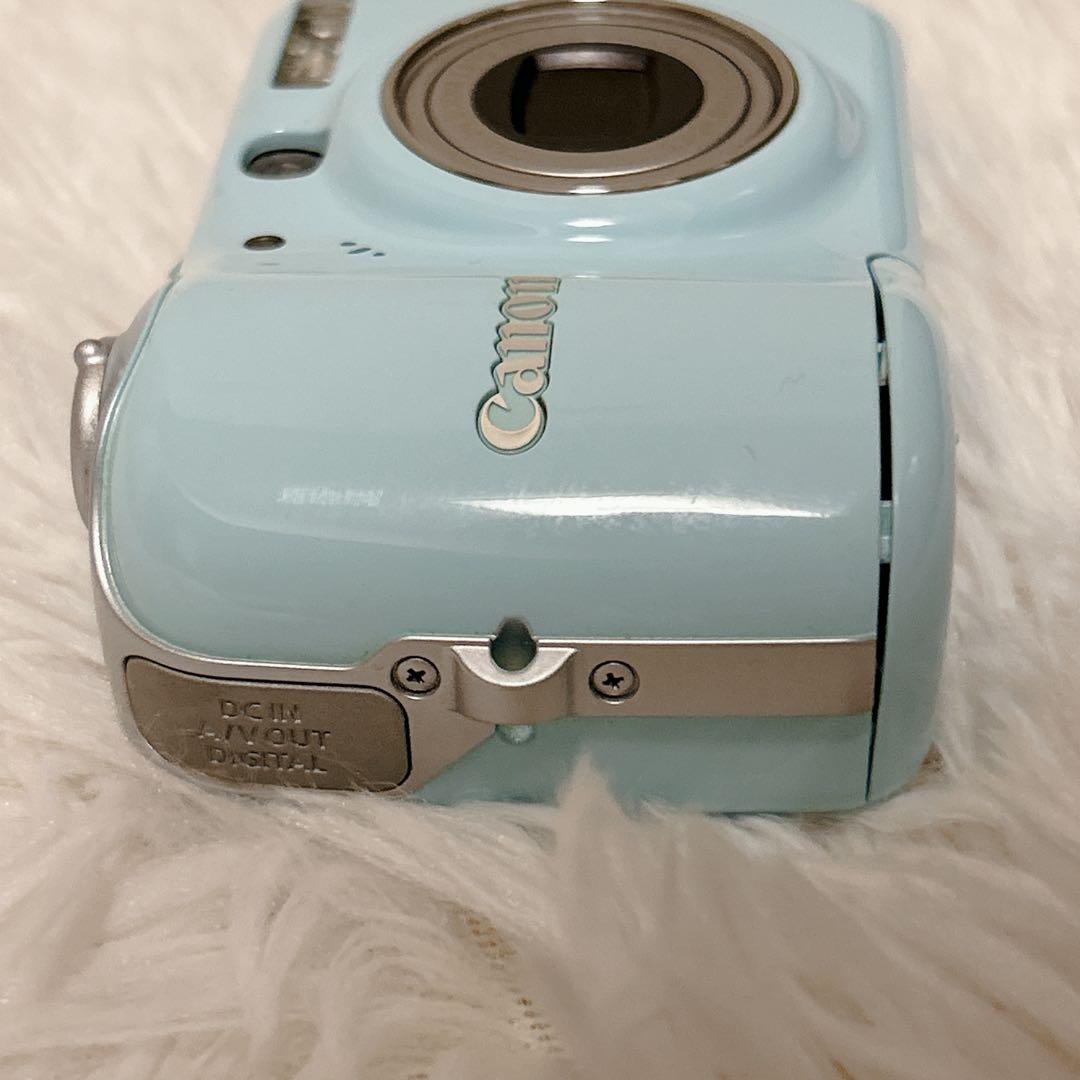 【希少】 Canon PowerShot E1 ブルー オールドコンデジ 極美品