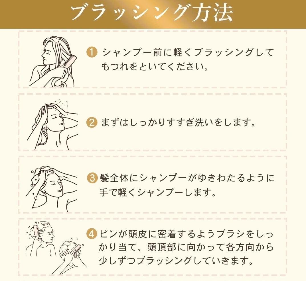TRINOXテラヘルツマイナスイオン シャワーヘッド（ブラック）+スカルプブラシ