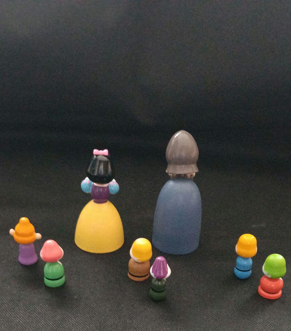白雪姫　置物　こけし　木製人形　コレクション　レトロ　ヴィンテージ