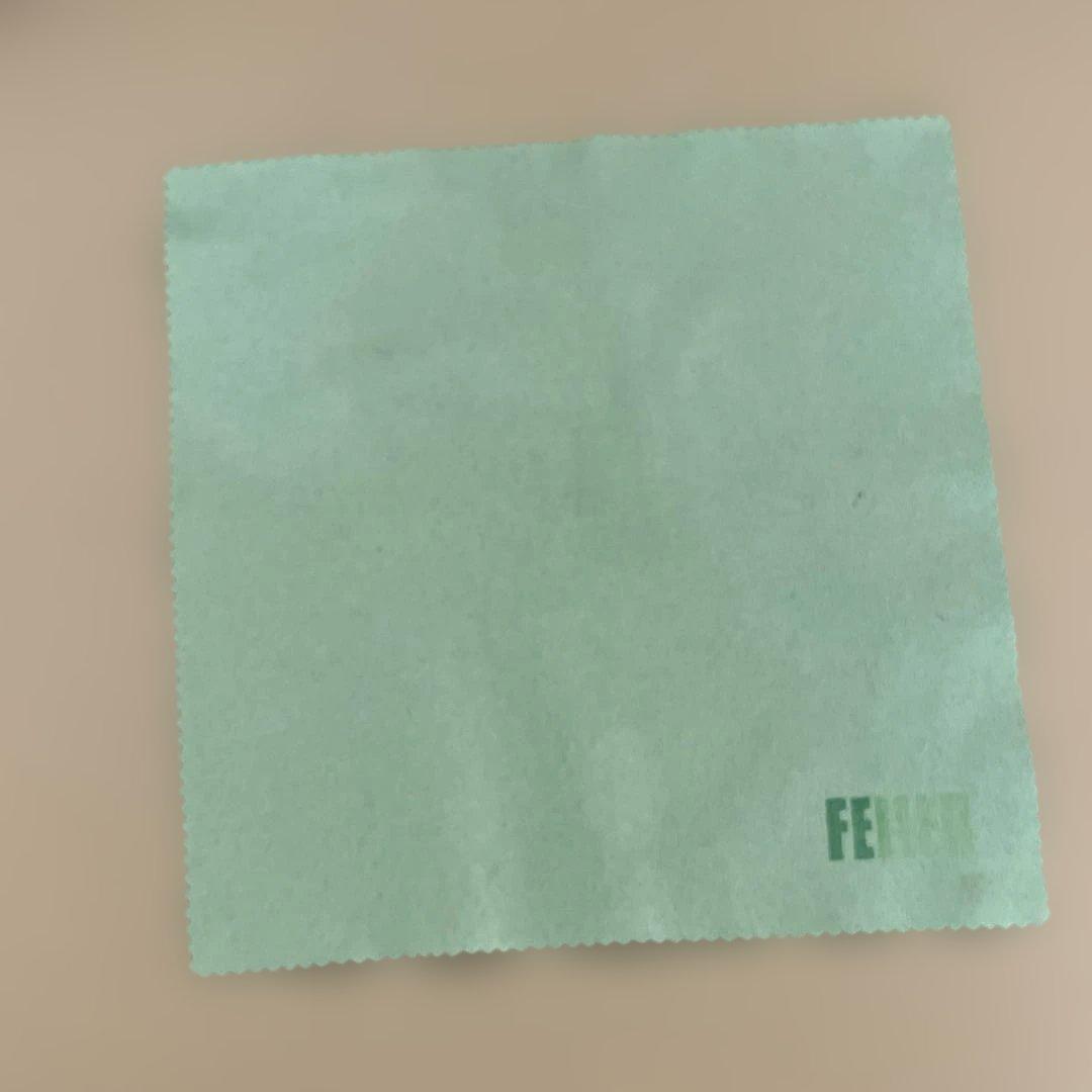 美品・レア柄✨FEILER フェイラー メガネケース 花柄×グレー メガネ拭き有