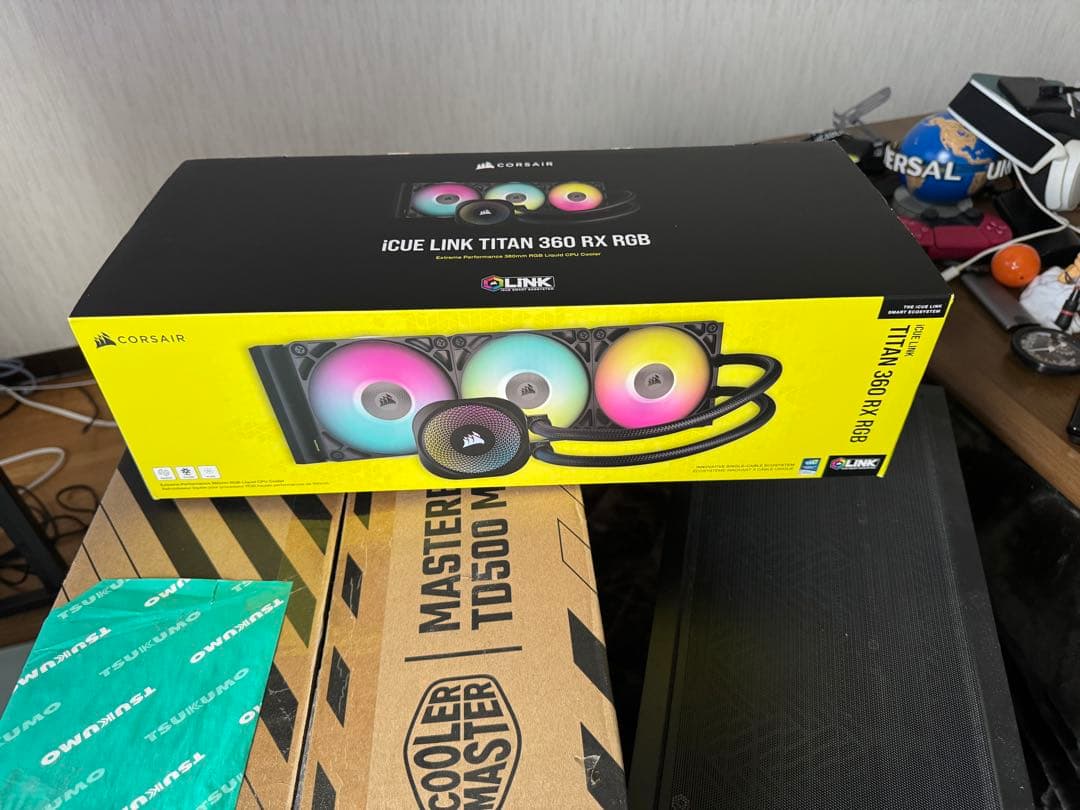 PC用ファン・クーラー CORSAIR iCUE LINK TITAN 360 RX RGB