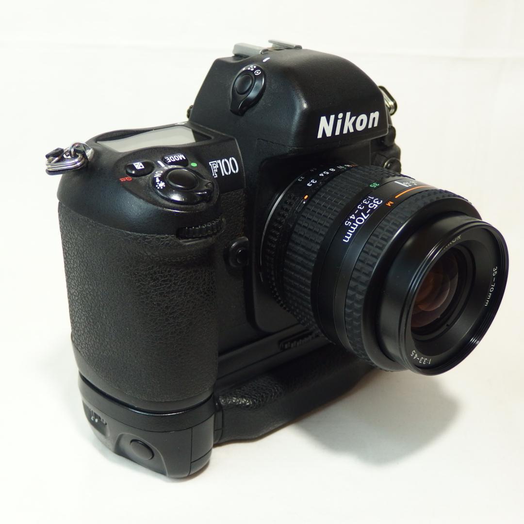 Nikon F100+MB-15 バッテリーグリップ+ズームレンズ　ジャンク品