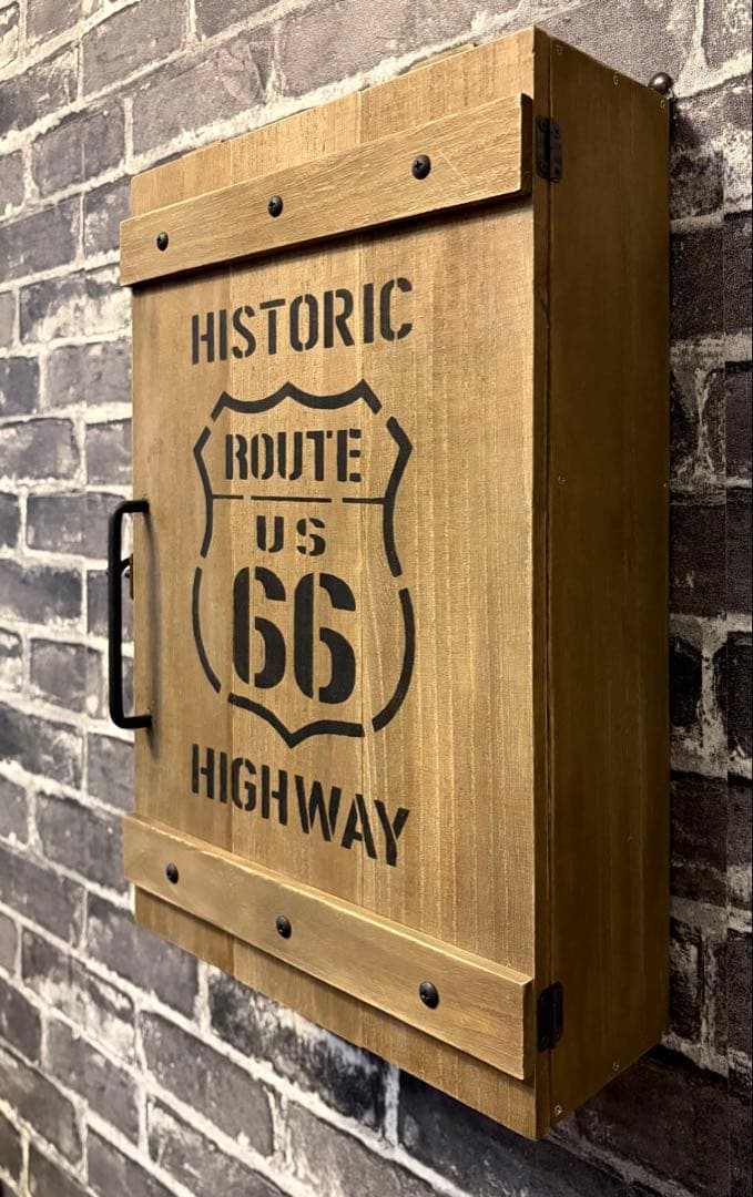 No.995 男前インテリア　ルート66 ROUTE66 ウォールシェルフ