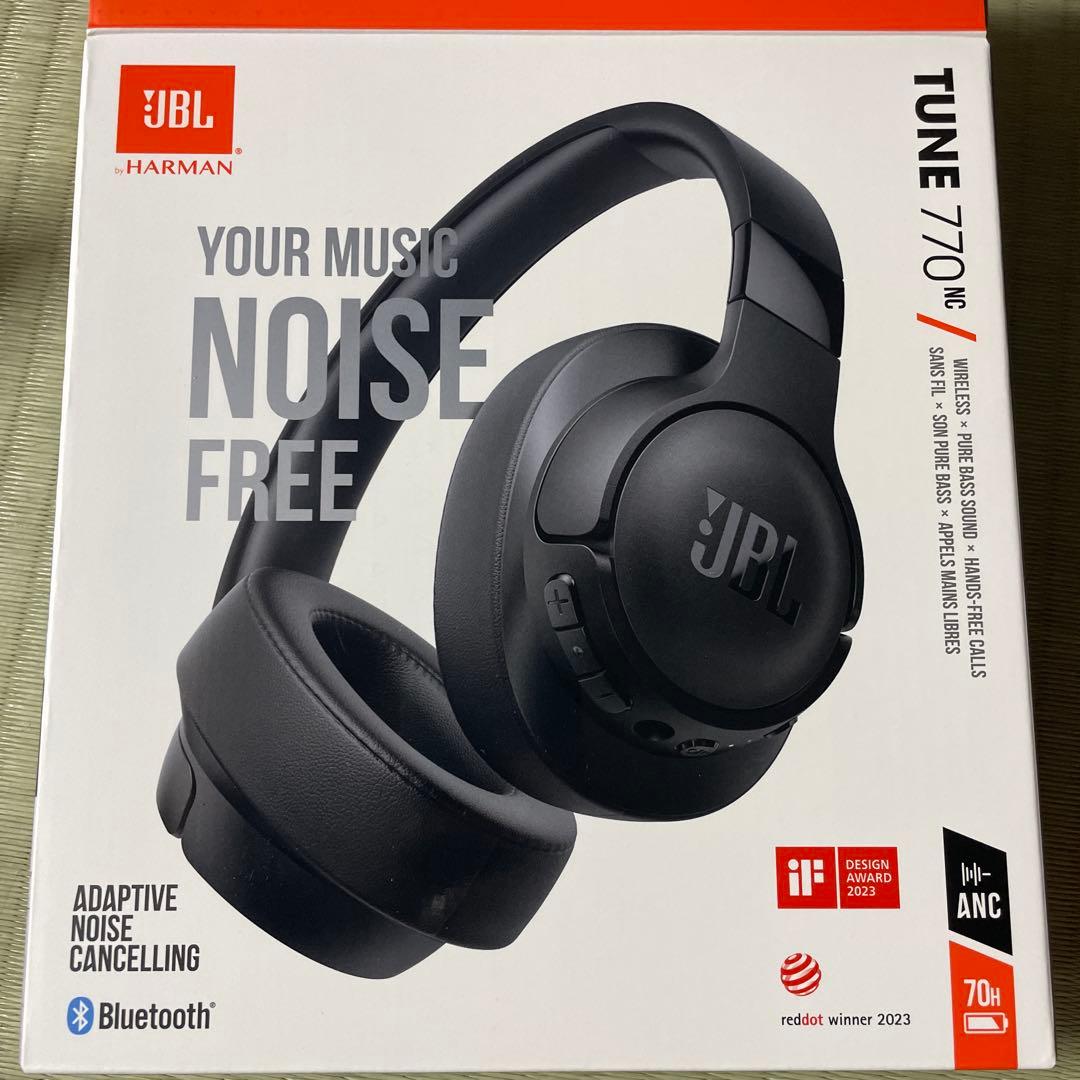 JBL TUNE 770 NC ブラック ワイヤレスヘッドホン