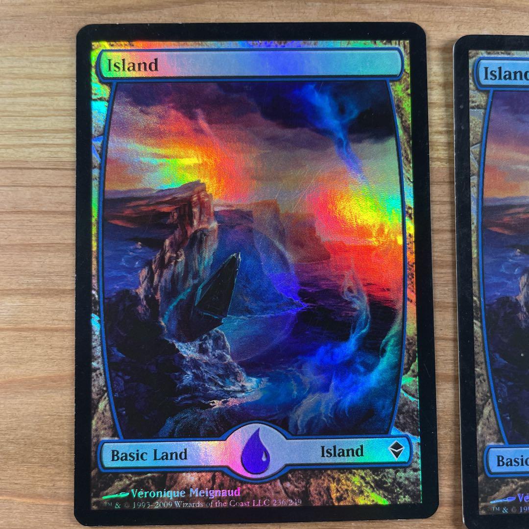 島基本土地 ZEN MTG 英語 foil 2枚