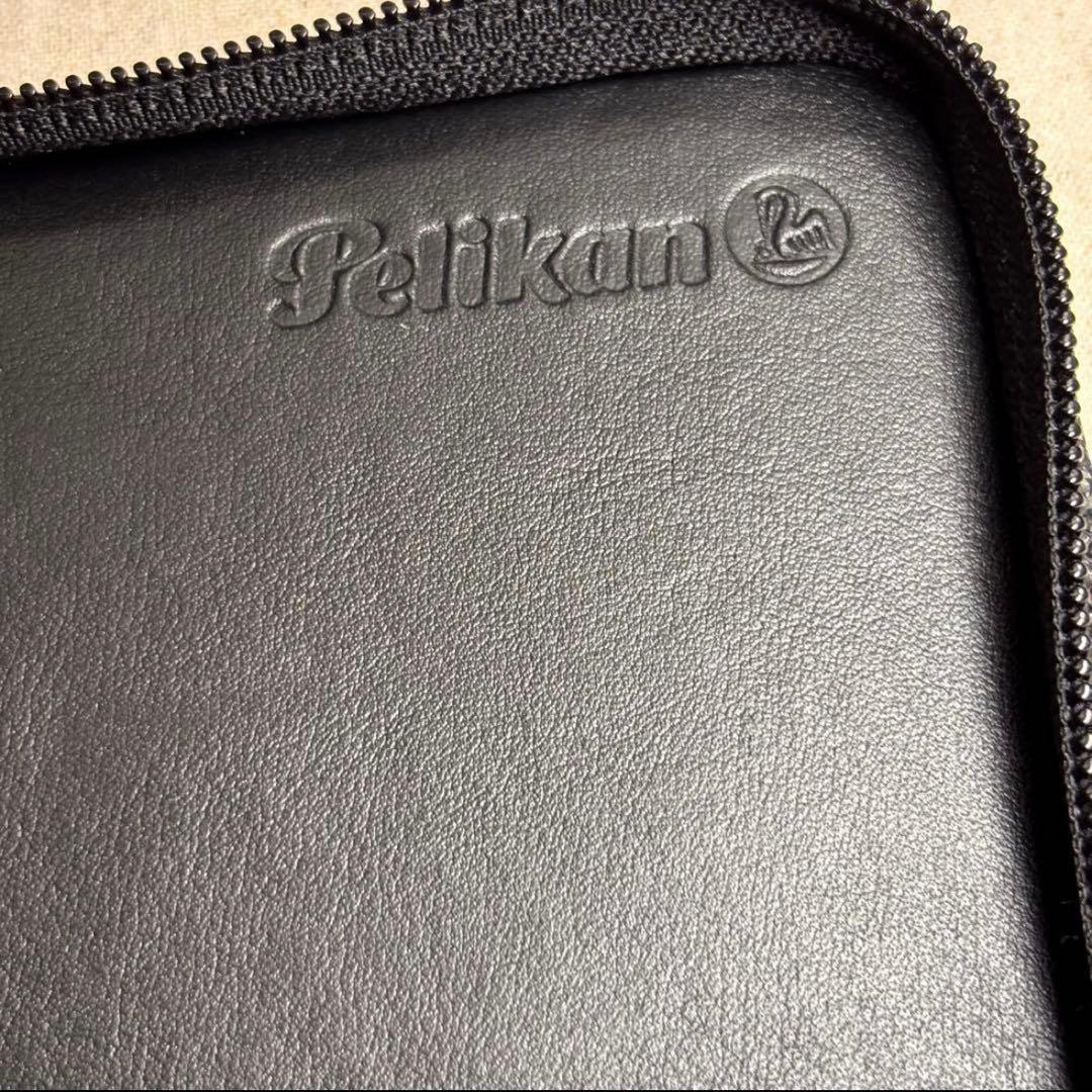 Pelikan ペリカン　ペンケース 10本用 TGX-10 牛革　万年筆入れ