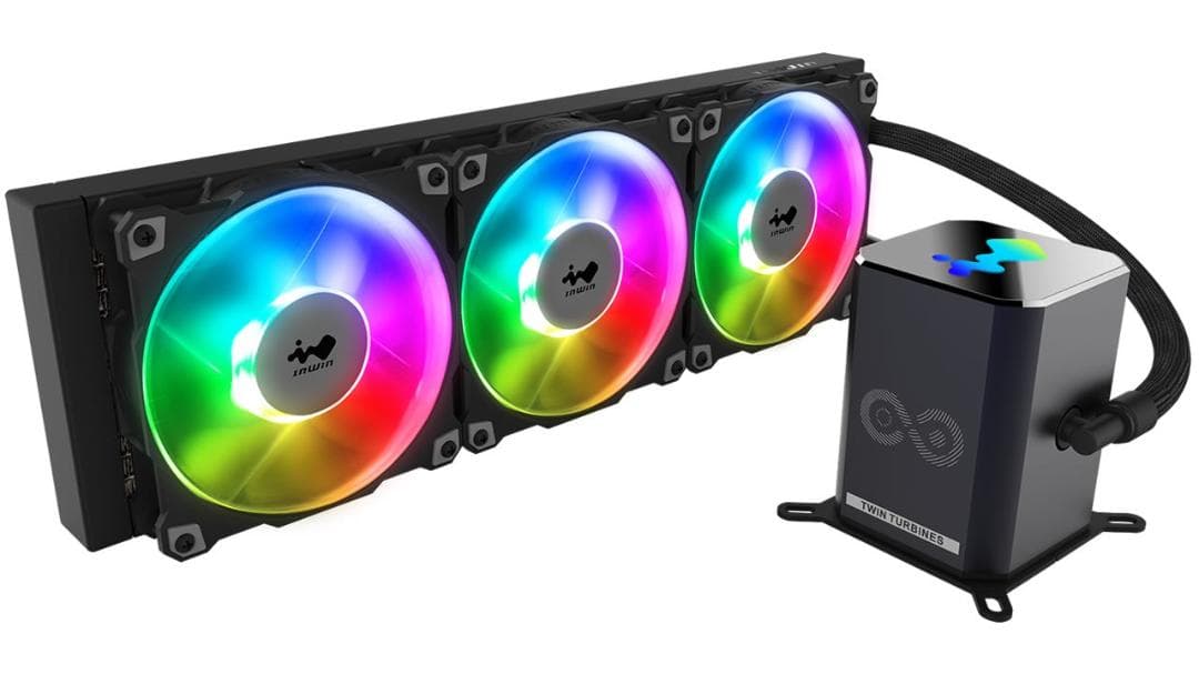 【確認済】InWin SR36 Pro 簡易水冷CPUクーラー LGA1700