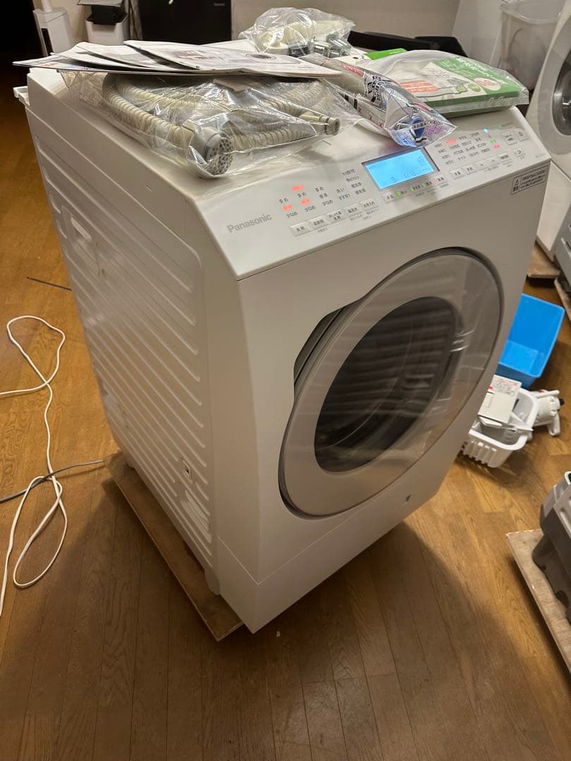 パナソニック　NA-LX127AR 2023年購入　ドラム式洗濯乾燥機分解清掃済