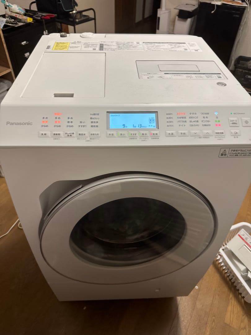 パナソニック　NA-LX127AR 2023年購入　ドラム式洗濯乾燥機分解清掃済