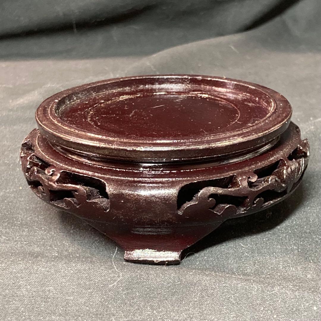 中国美術【美品】銅胎 菓子器 蓋物 台座付