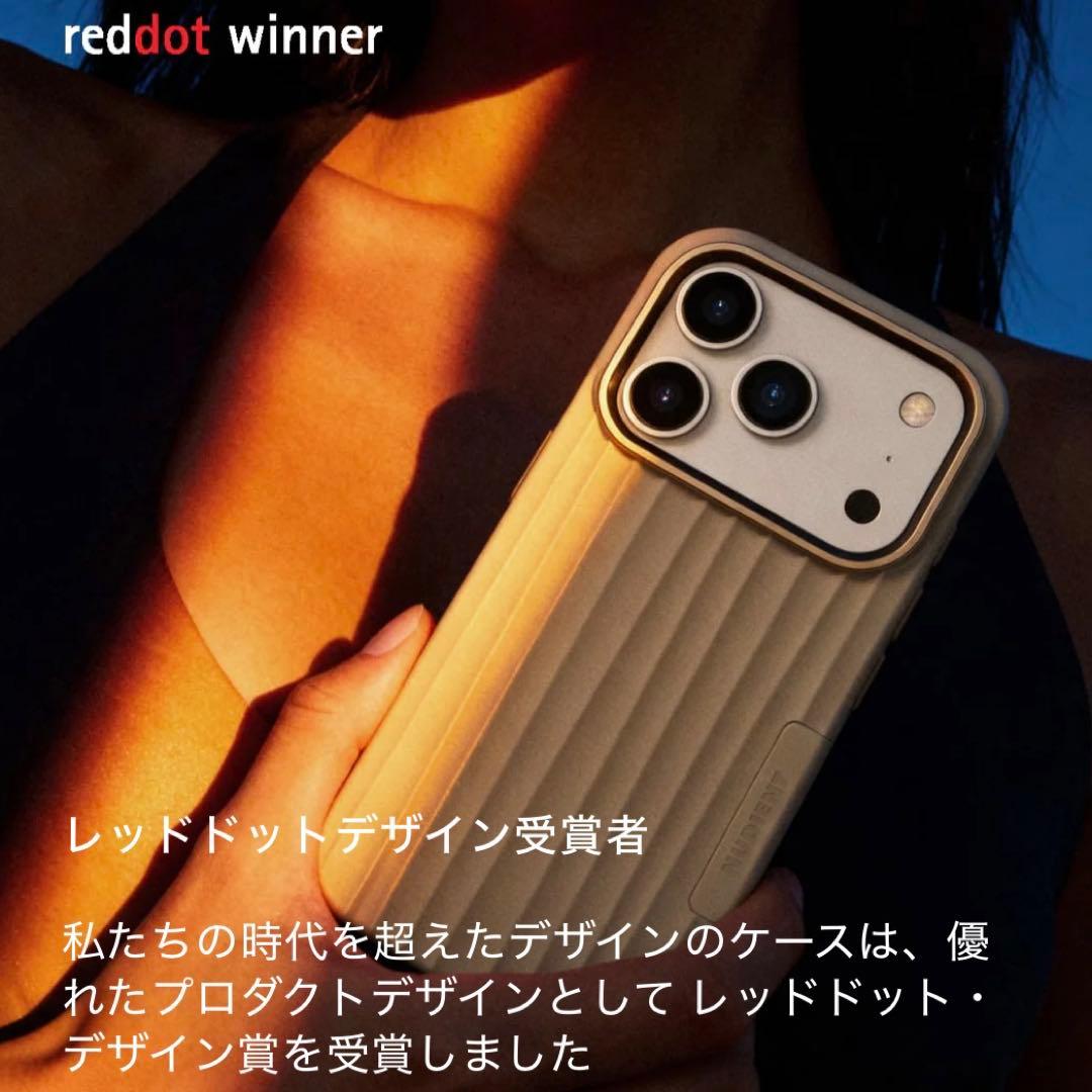 NUDIENT Bold Case iPhone17Pro チャコールブラック