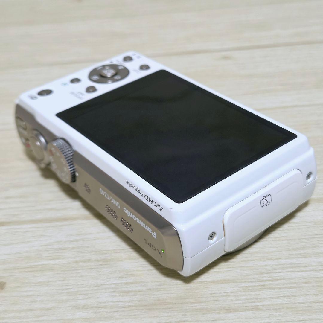 動作品【極上美品】パナソニック LUMIX DMC-TZ40 デジカメ ホワイト