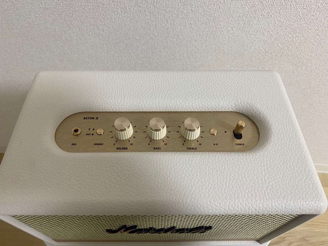 【美品】Marshall マーシャル Bluetoothスピーカー ホワイト