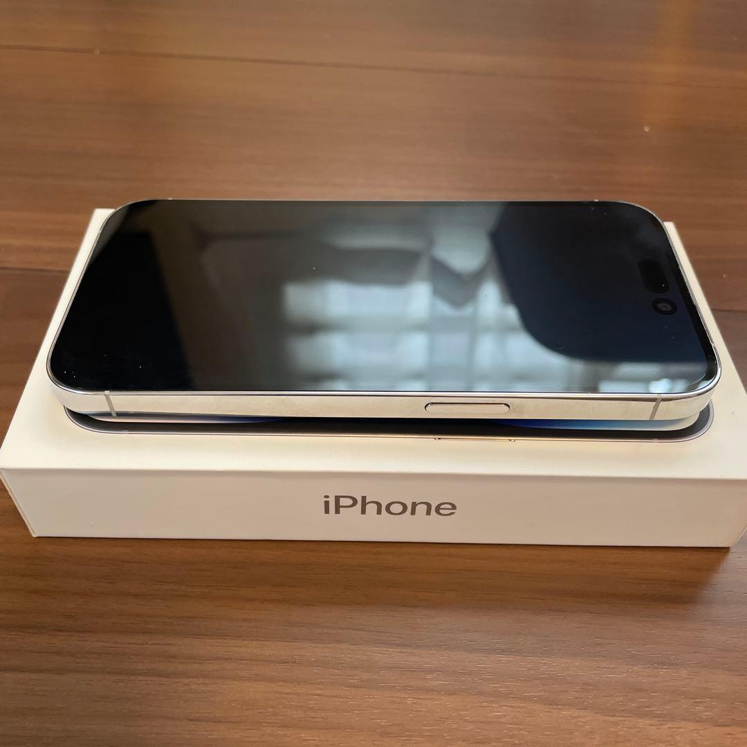 傷ほぼ無し　Apple iPhone 14 Pro シルバー 本体