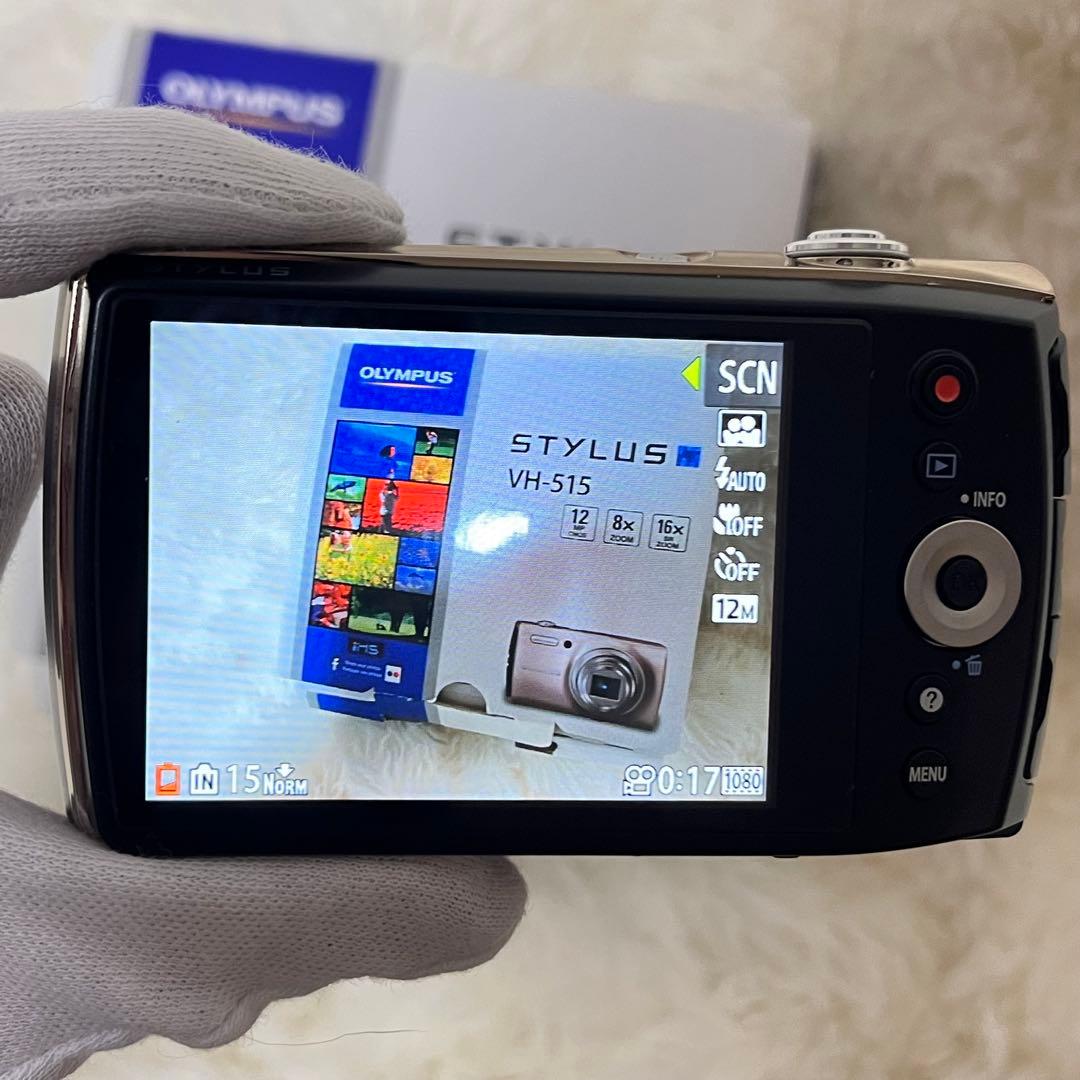 美品✨ OLYMPUS STYLUS VH-515 ブラウン デジカメ 箱付き
