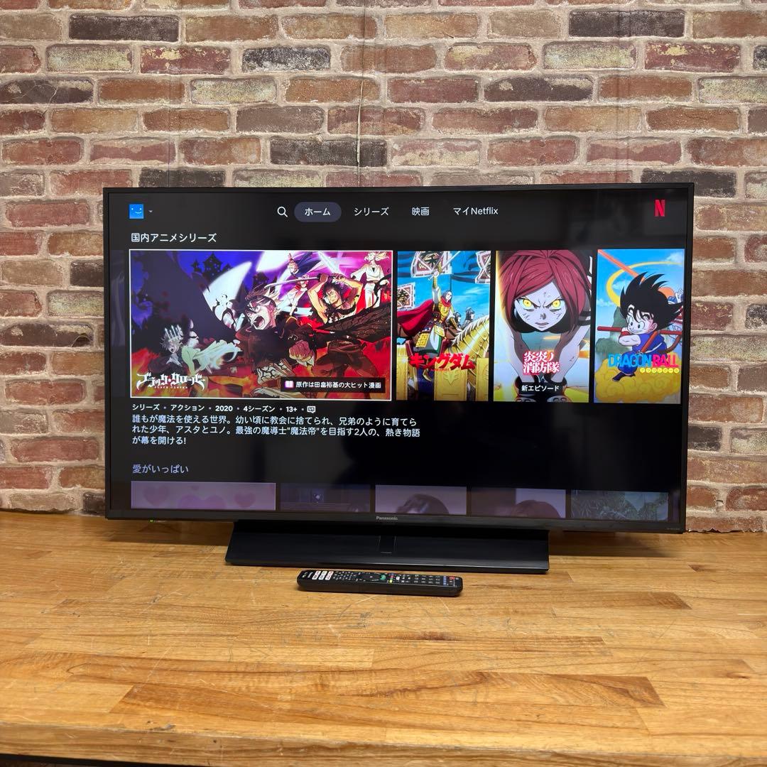 Panasonic 43V型 4K 液晶テレビ VIERA TH-43JX850
