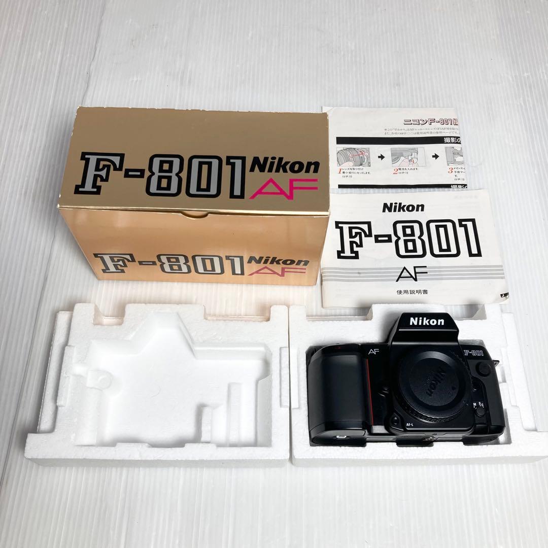 極美品 Nikon フィルム一眼レフカメラ F-801 ボディ MF-21