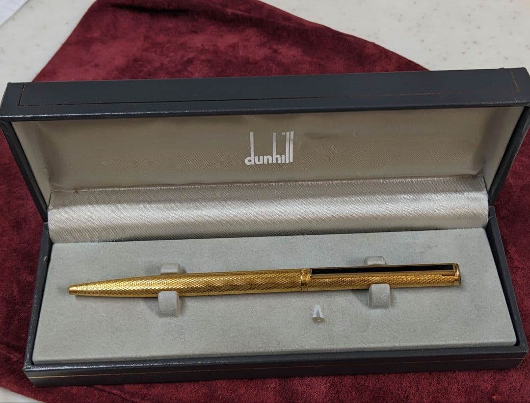 dunhill ツイスト式 ボールペン ジェムライン ケース付き