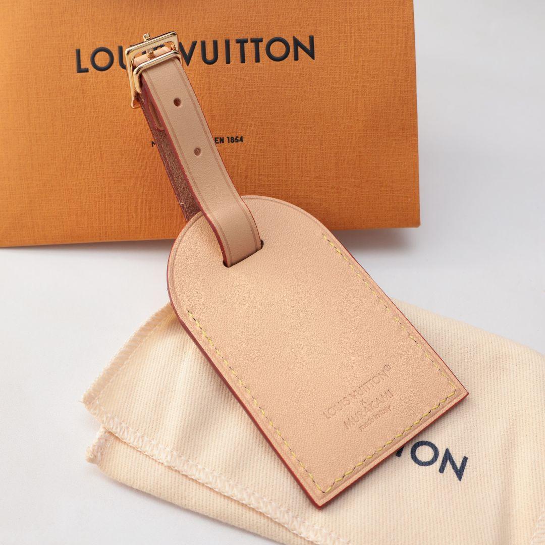 未使用 ルイヴィトン LOUIS VUITTON レザー ネームタグ 非売品