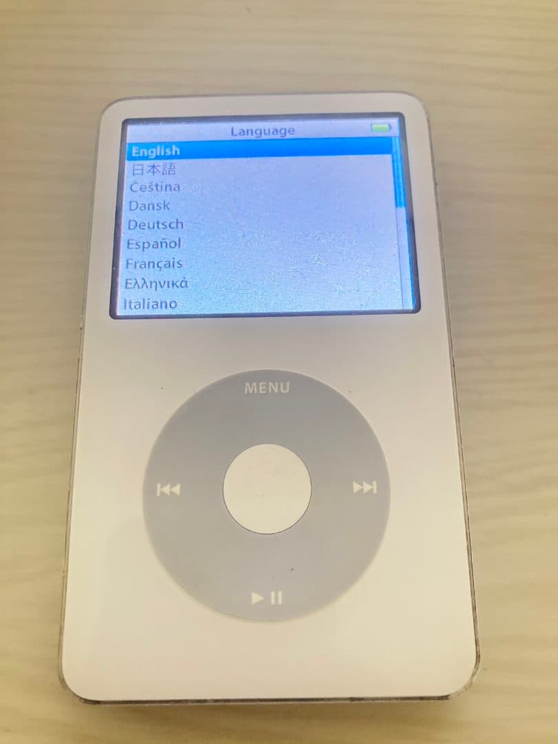 Apple iPod Classic ホワイト USBケーブル付き