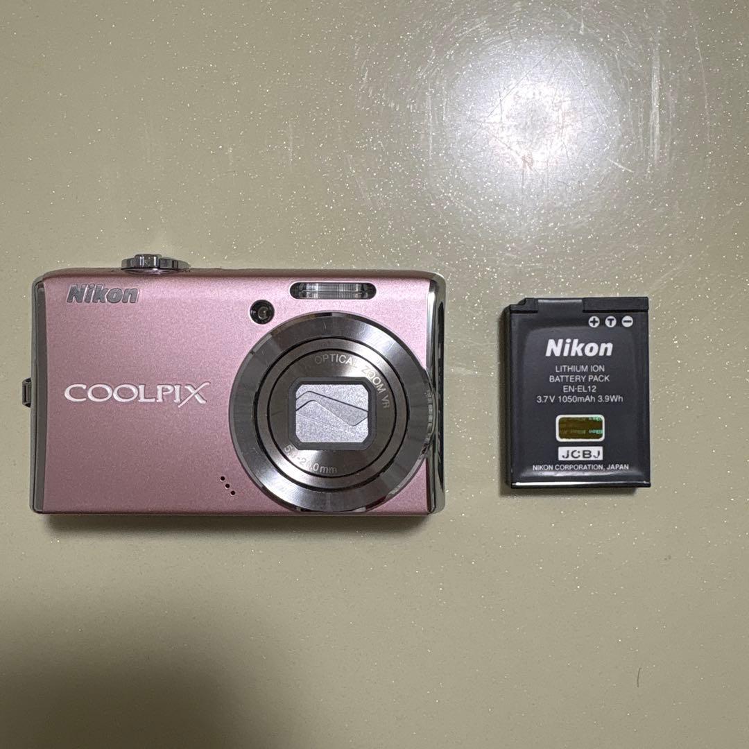 【動作確認済】Nikon COOLPIX S620ピンク Y2K Digicam