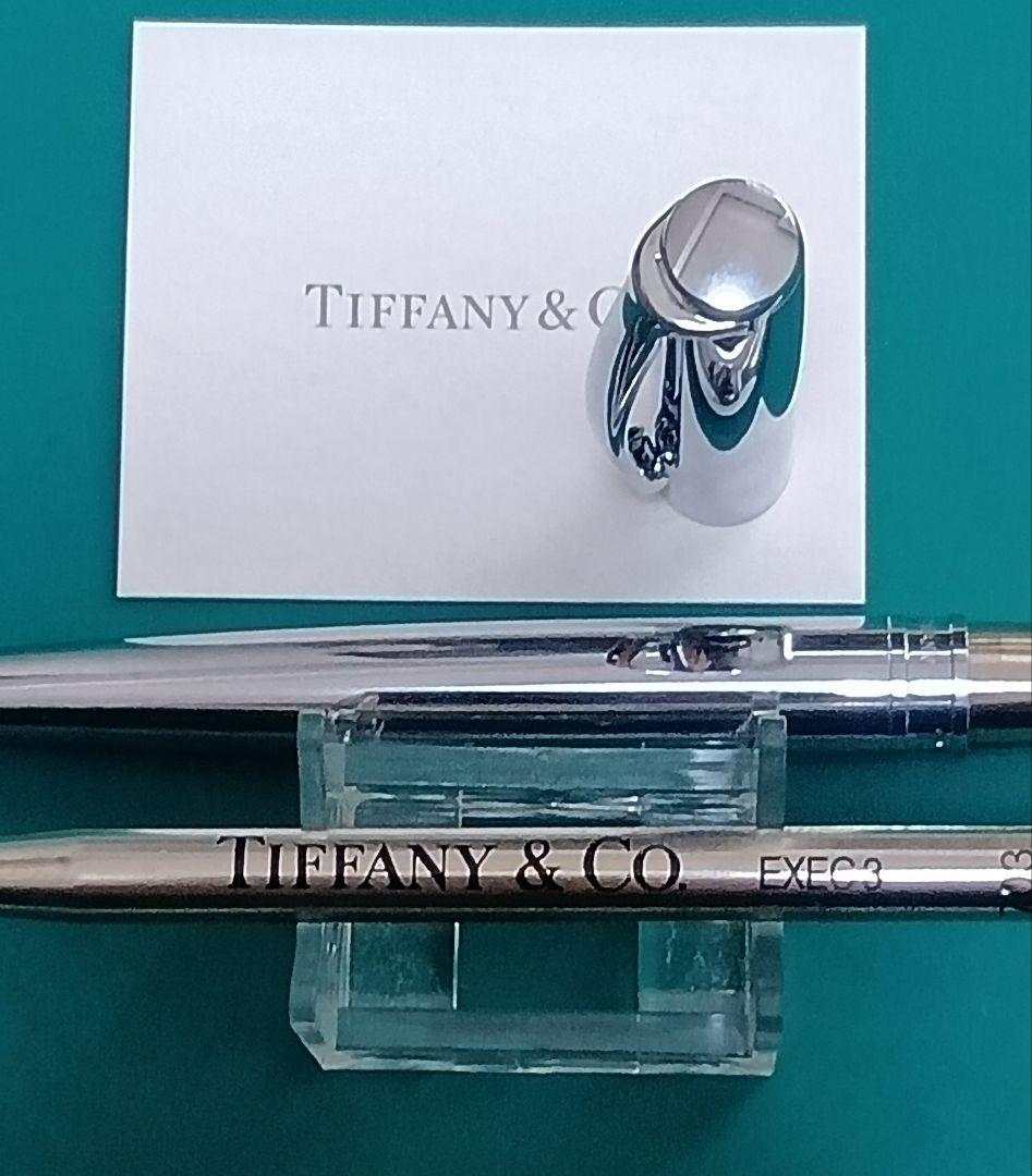 【極美品】Tiffany & Co. エグディクティブTクリップボールペン