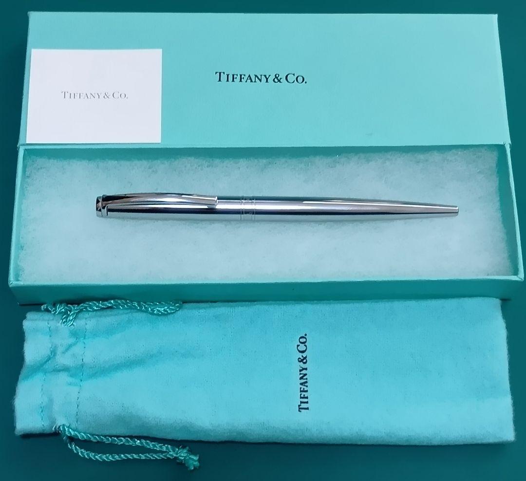 【極美品】Tiffany & Co. エグディクティブTクリップボールペン