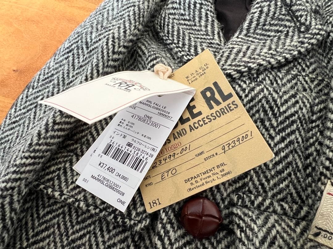 DOUBLE RL × Harris Tweed ミニチュアサンプル