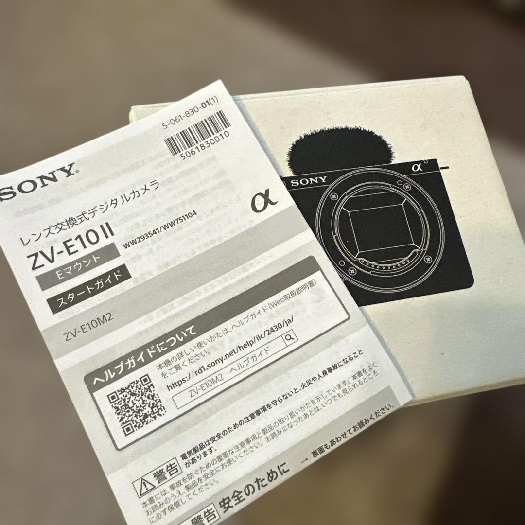 sony. カメラ　ZVE10Ⅱ レンズ付き