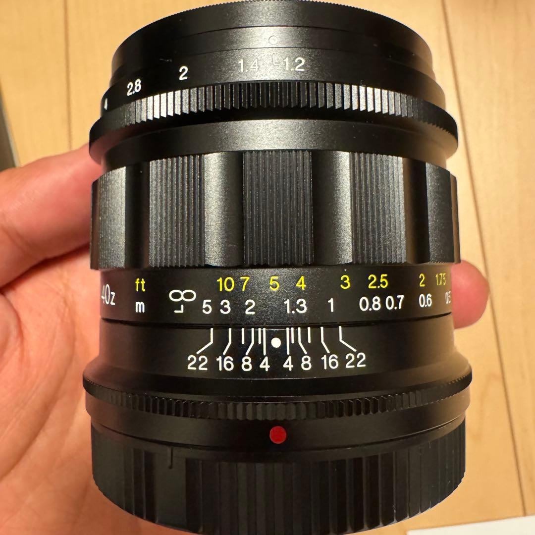 【ほぼ未使用】フォクトレンダー　NOKTON 40mm F1.2 Zマウント用