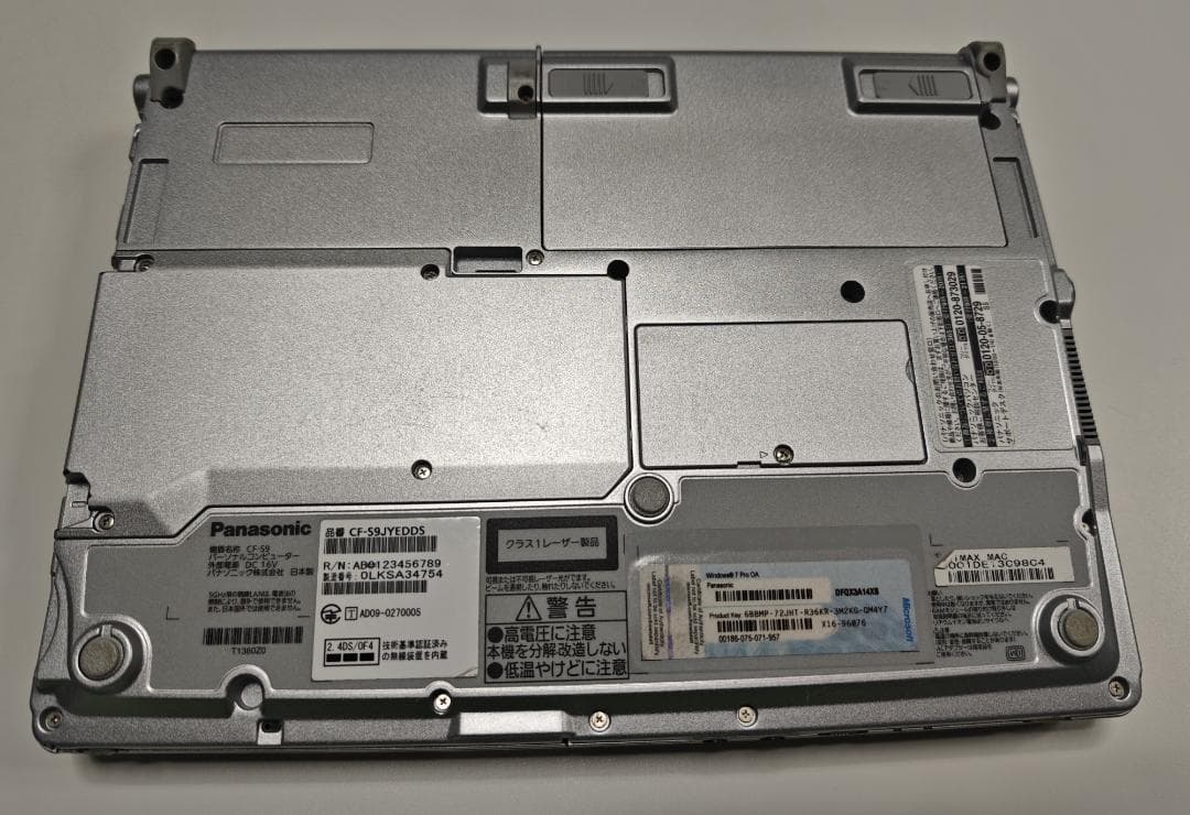 Let’s note CF-S9JYEDDS i5/SSD120GB/6GB