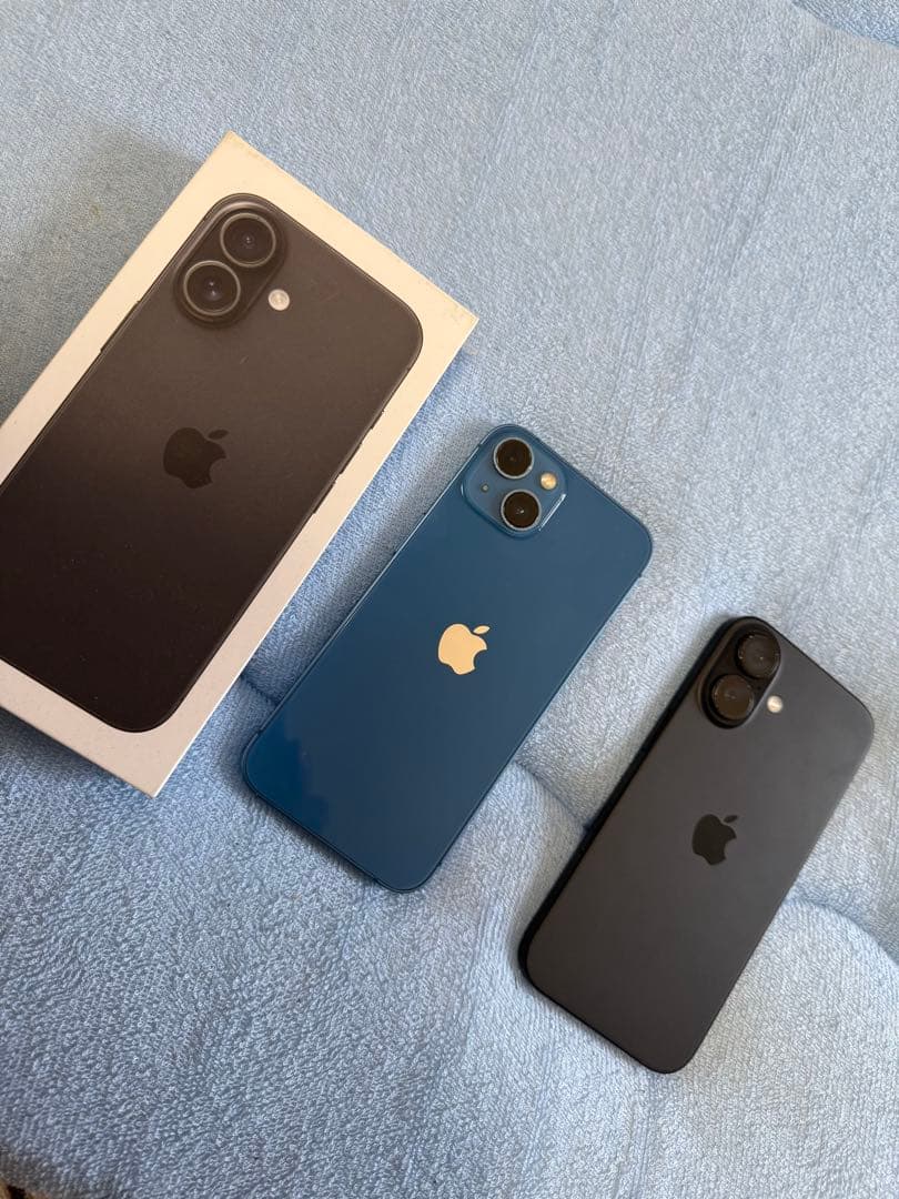 iPhone13と16 ジャンク品 カメラ周り以外綺麗