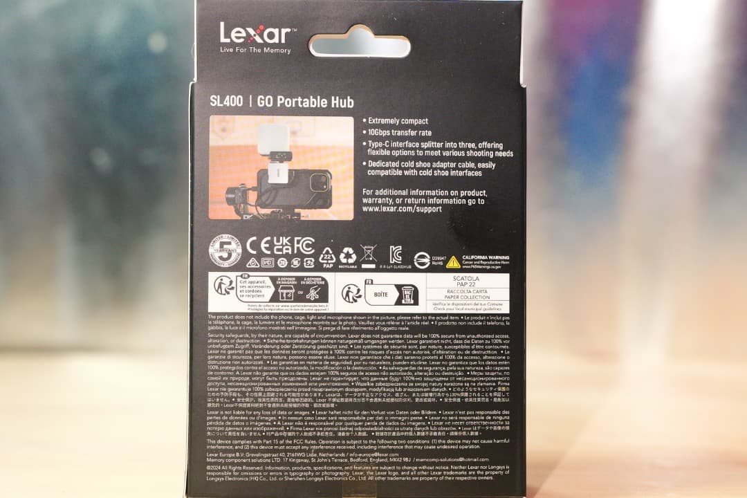 Lexar Professional Go ポータブルハブ 4つのType-C