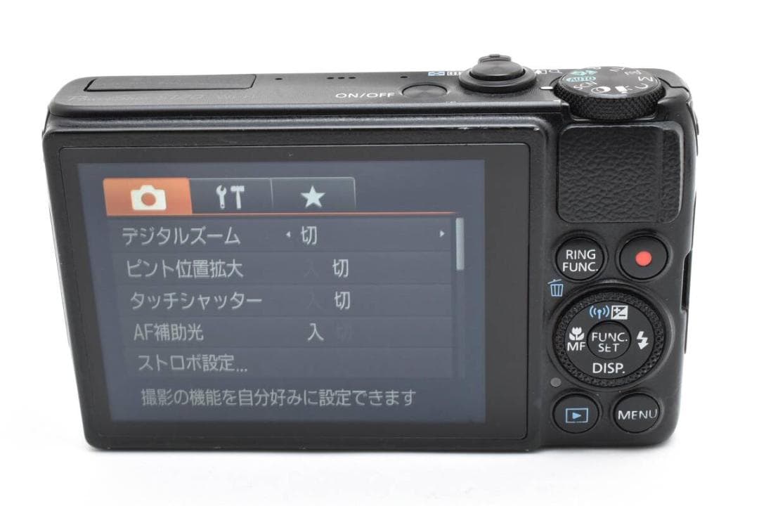 【良品】Canon PowerShot S120 コンデジ ブラック #186