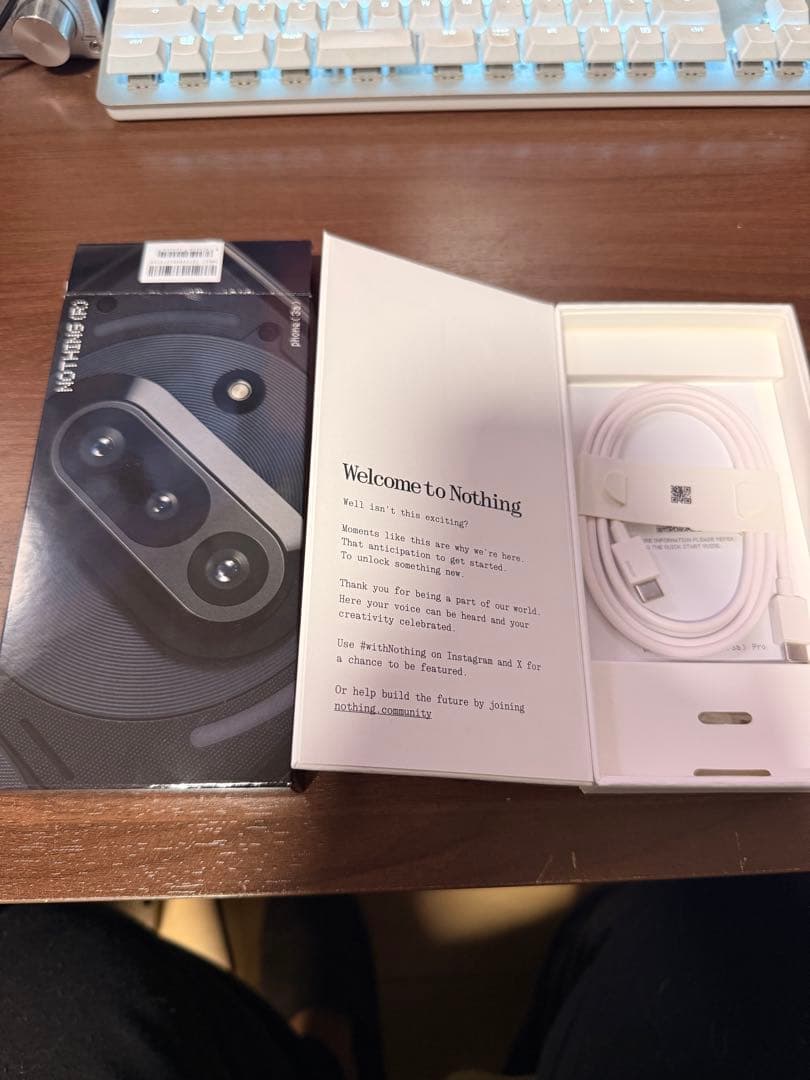 スマートフォン本体 Nothing Phone (3a) 128GB Black
