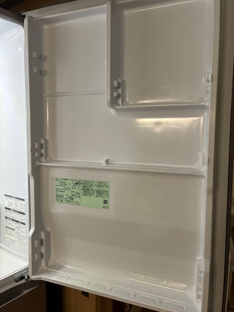 【美品】HITACHI 冷蔵庫　470リットル　2021年製 R-HWS47N型