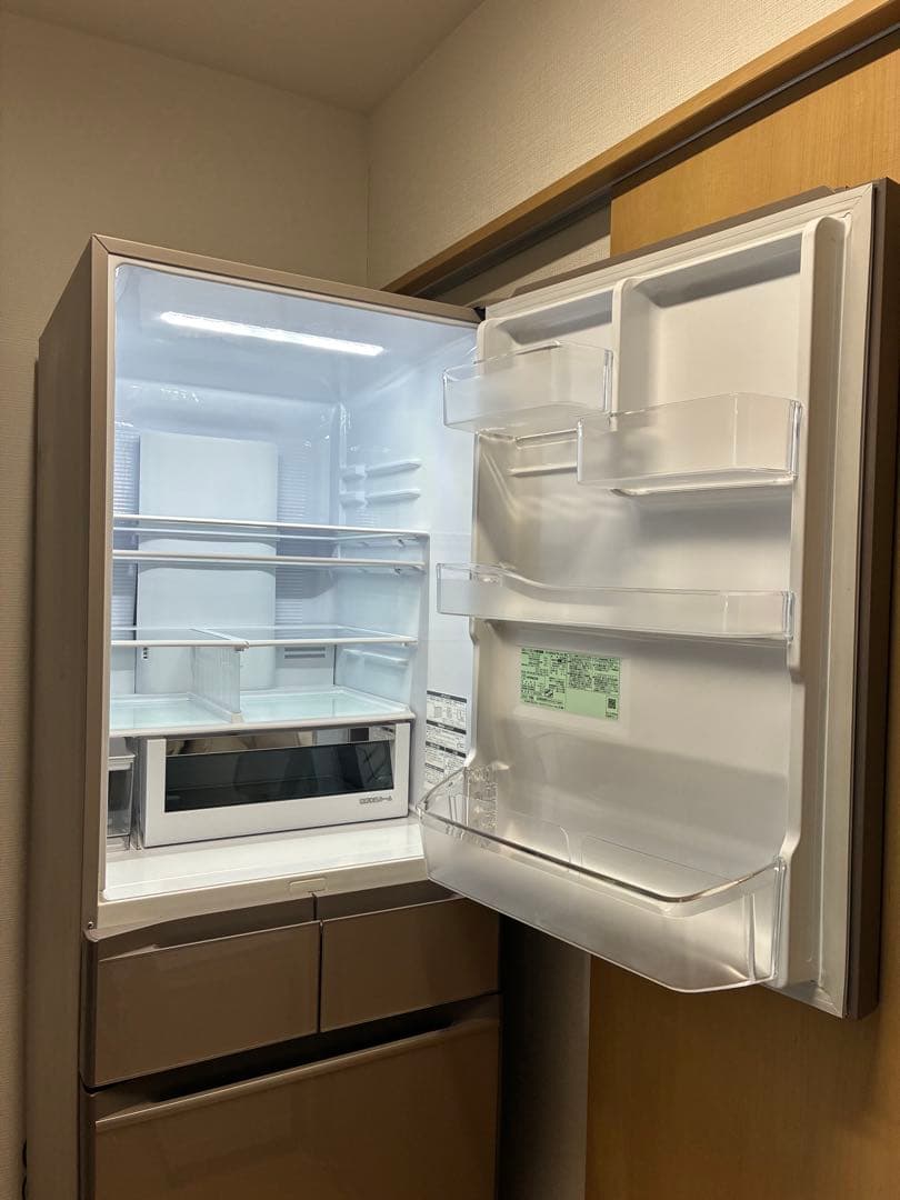 【美品】HITACHI 冷蔵庫　470リットル　2021年製 R-HWS47N型