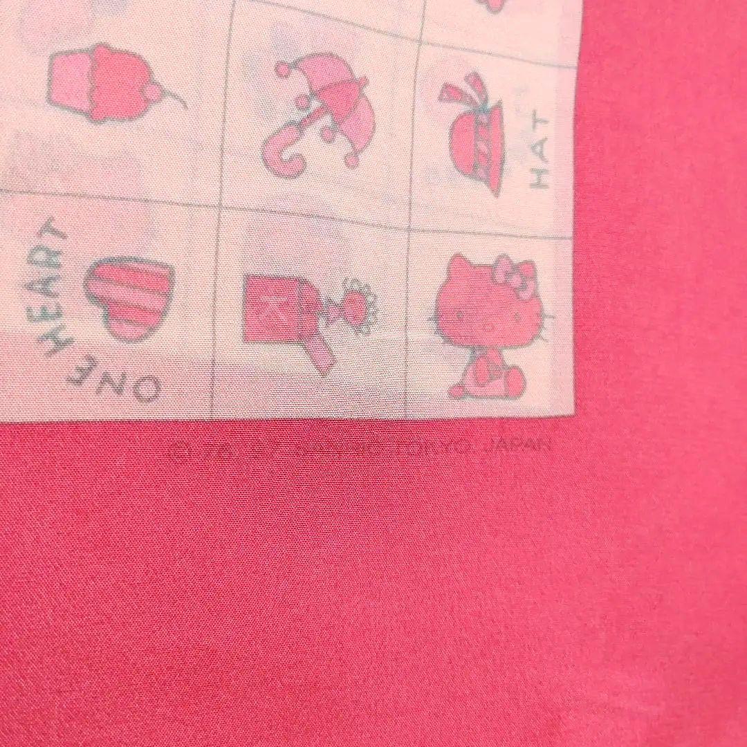 レア ハローキティ スカーフシルク100 日本製新品 SANRIO レトロ 大判