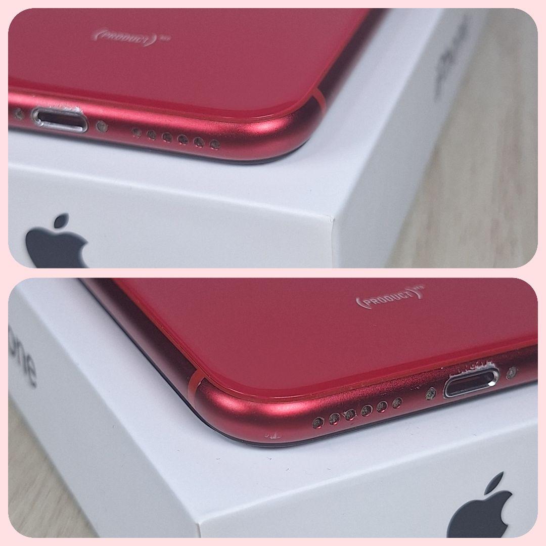 iPhone SE2 128GB レッド SIMフリー バッテリー新品100%