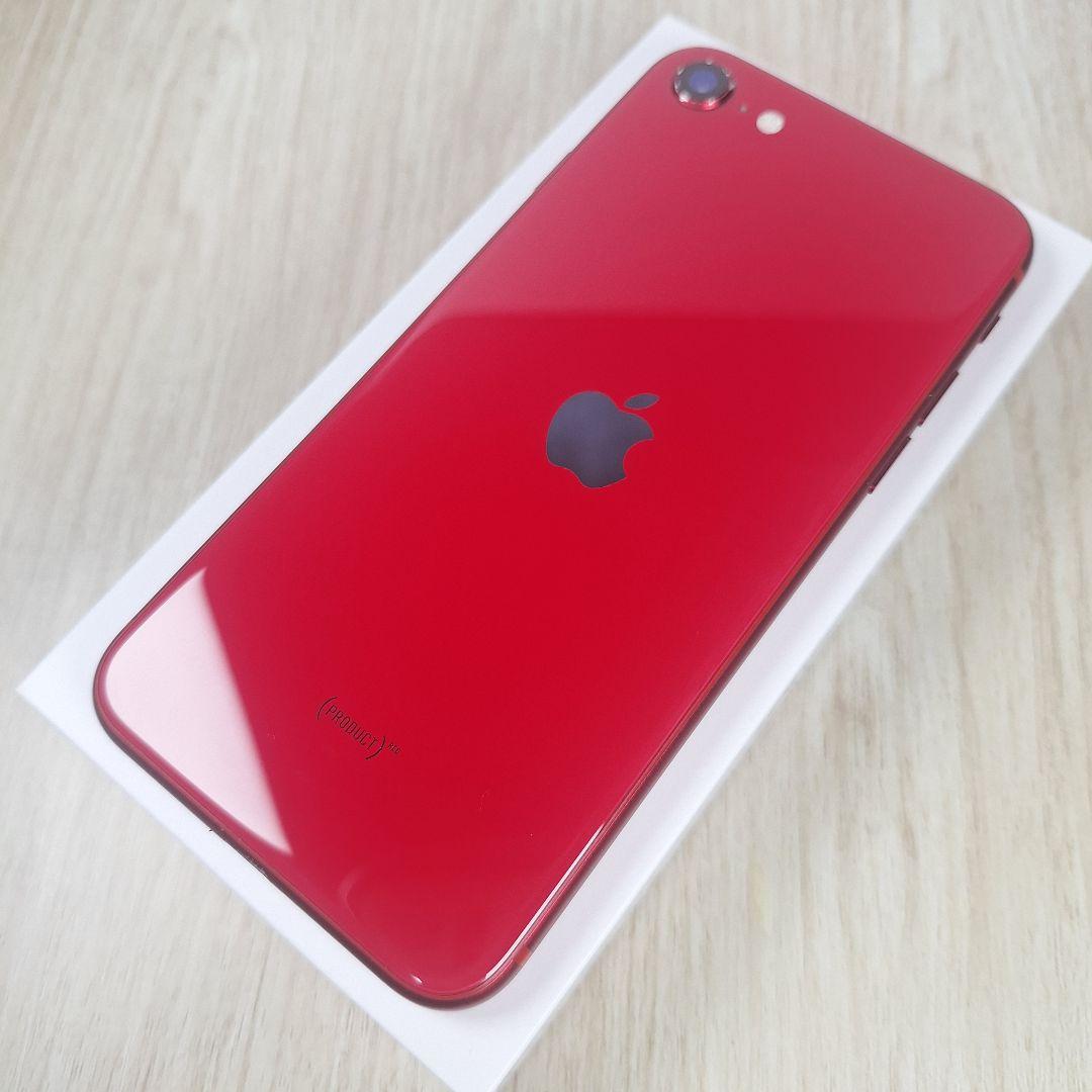 iPhone SE2 128GB レッド SIMフリー バッテリー新品100%